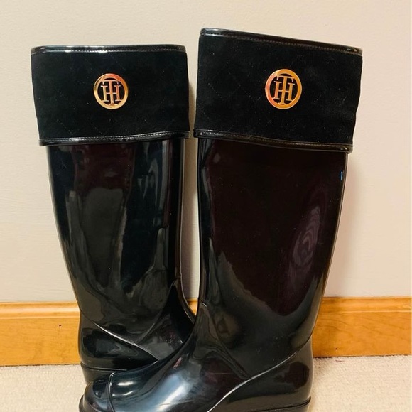 Tommy Hilfiger Tall Rain Boots - Picture 2 of 7